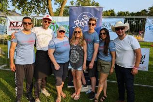 Beach Bash orgnanizers: Sam Arraj, Mike Mckenzie, Leslie Merrigan, Verle Mobbs, Adam Clark, Gian Kaillon, Greg Butler.